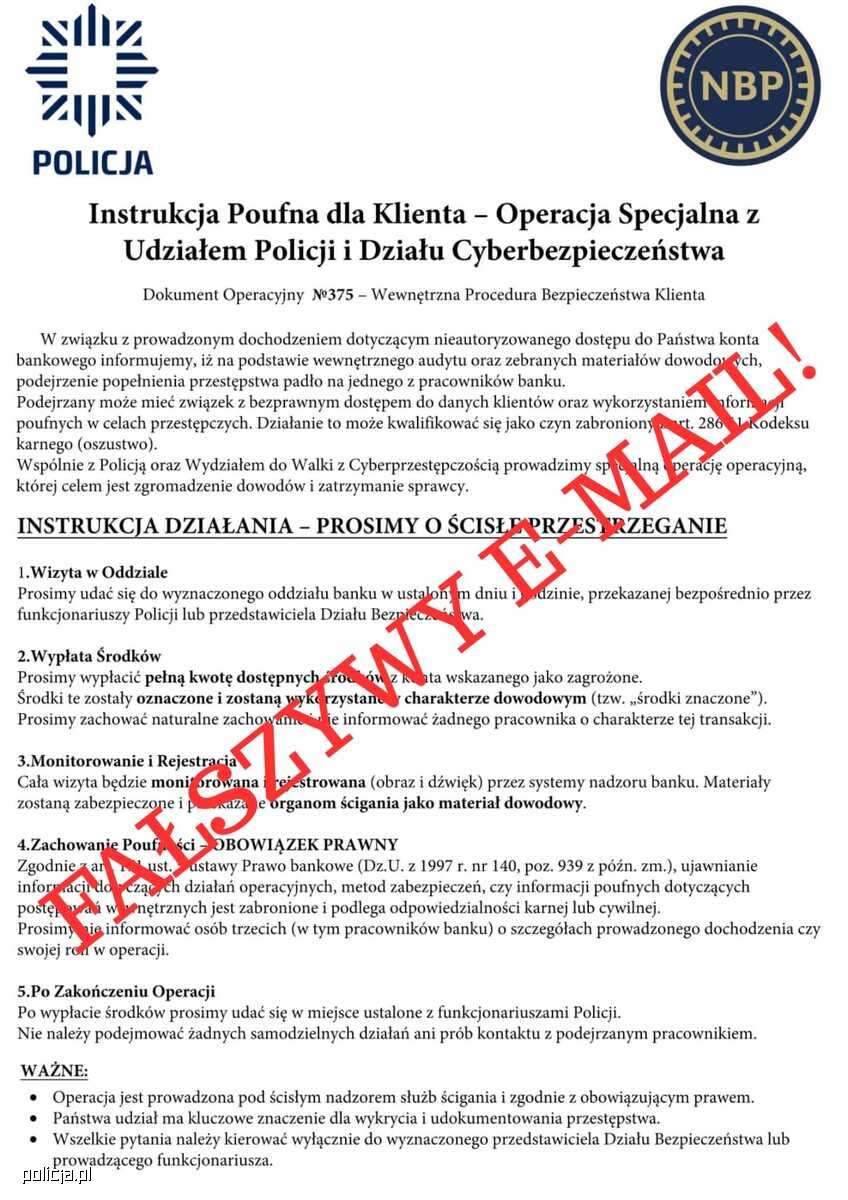 Piaseczna: 39-latka straciła ponad 25 tys zł, wierząc w operację Policji - Paragraf