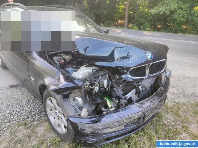 Pijany kierowca BMW spowodował kolizję w Lubinie - Paragraf