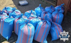 Policja Radom: zabezpieczono ponad 200 kg nielegalnej krajanki tytoniowej - Paragraf