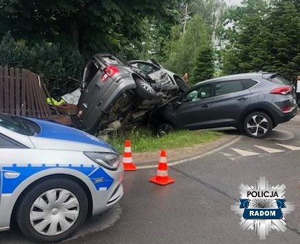 Dwa wypadki w powiecie radomskim: Trzy osoby ranne - Wypadki i Kolizje