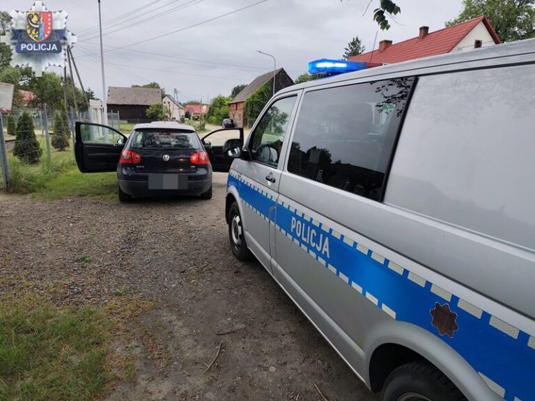 Niebezpieczna jazda w powiecie polkowickim: Policjanci zatrzymali kierowcę - Drogówka