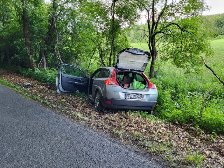 Uciekał przed policją i wpadł do rowu. 23-latek zatrzymany - Drogówka