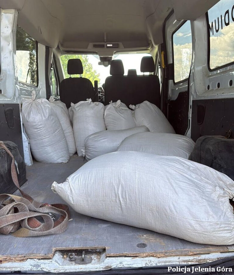 Przewoził 220 kg tytoniu – straty Skarbu Państwa to 366 tys. zł - Drogówka