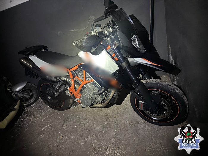 Ukradła motocykl za 28 tys. zł. Policja zatrzymała troje osób - Drogówka