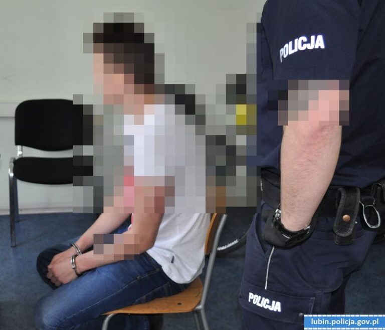 Policja w Lubinie zatrzymała 17-latka za rozbój 14-latka - Drogówka