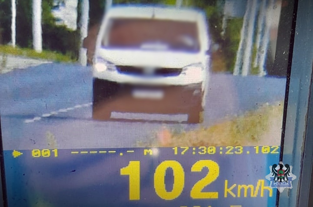 Kierowca w Szczawieńku – 102 km/h, traci prawo jazdy - Drogówka