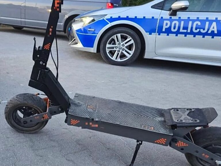 Zatrzymał pijanego na hulajnodze – 2500 zł mandatu - Drogówka