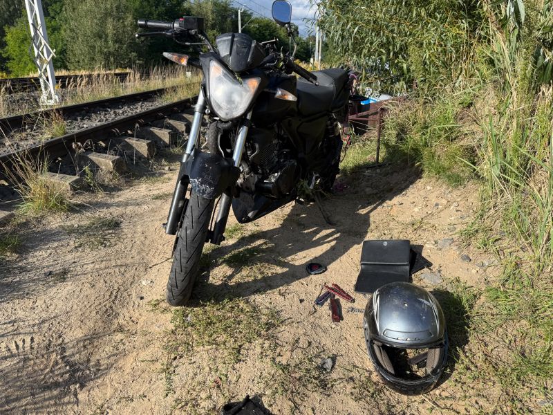 Zatrzymano 25-latka po pościgu i wjeździe w skarpę - Drogówka