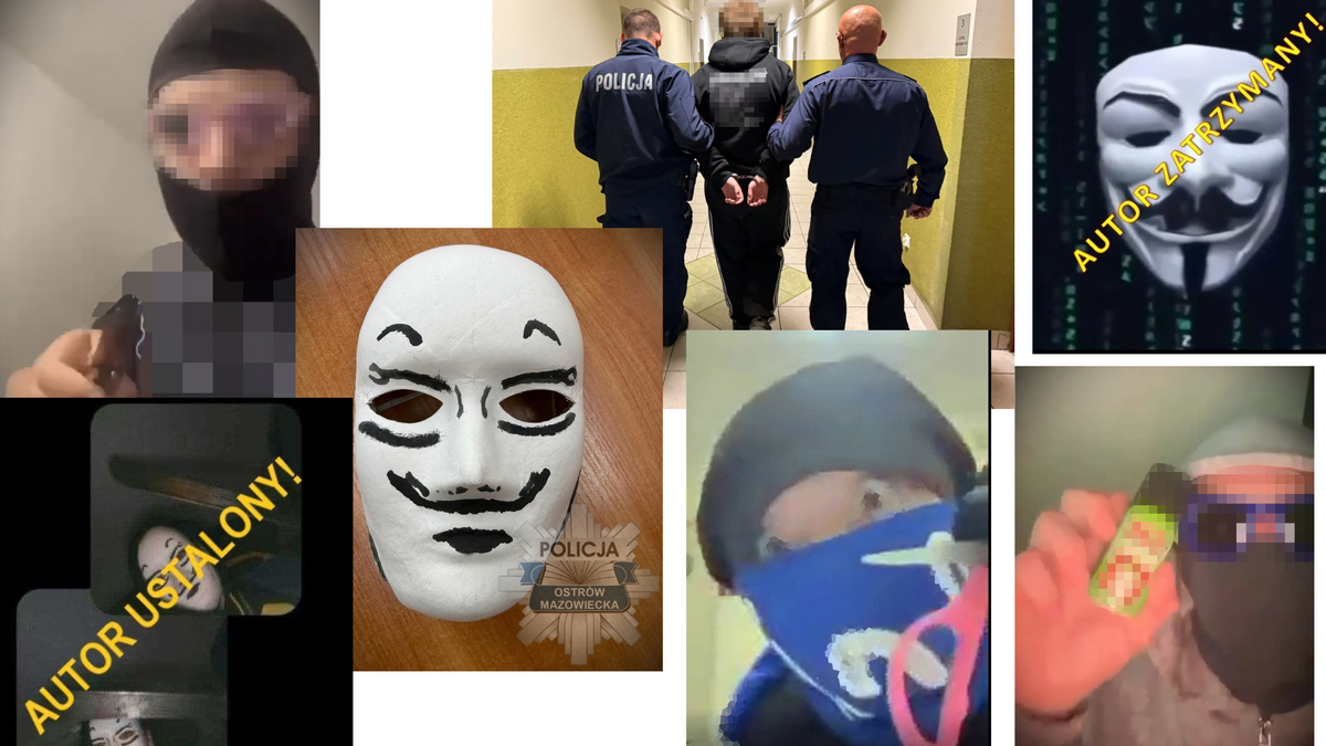 Policja Radom zatrzymała nieletnich grożących śmiercią - Drogówka
