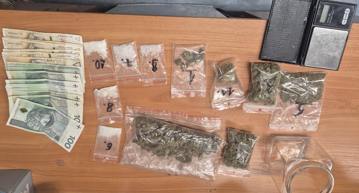 Policja w Radomiu zatrzymała 46-latka z 80 g narkotyków - Drogówka